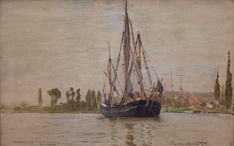 Claude Monet Chasse-maree at anchor oil painting image